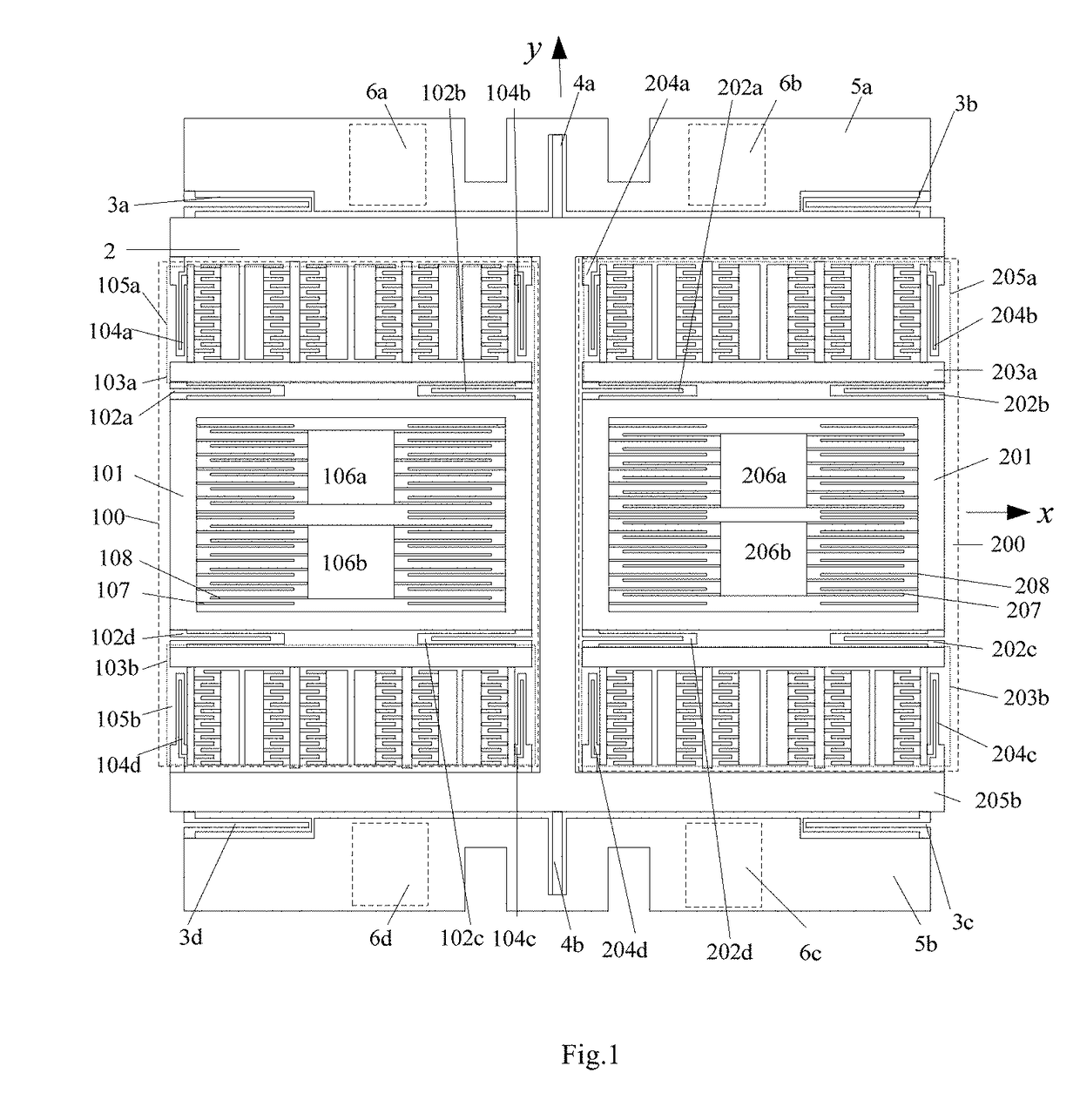 A silicon-based micro-machined vibratory gyroscope with an i-shaped structure