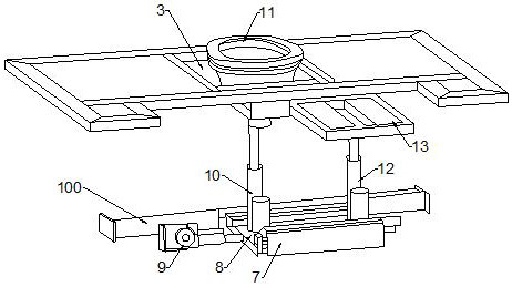 Fumigating and cleaning device for department of urinary surgery