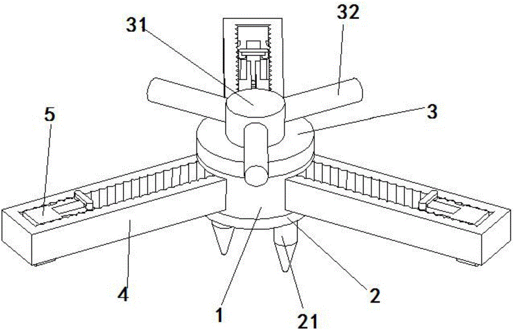 Pressing device for laying geogrid