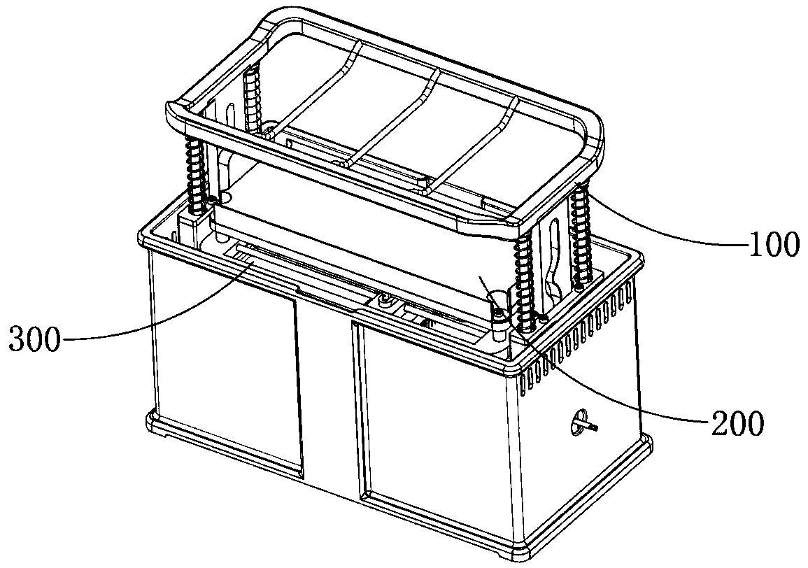 A pedal turnover cleaning method applied to sole cleaning and decontamination