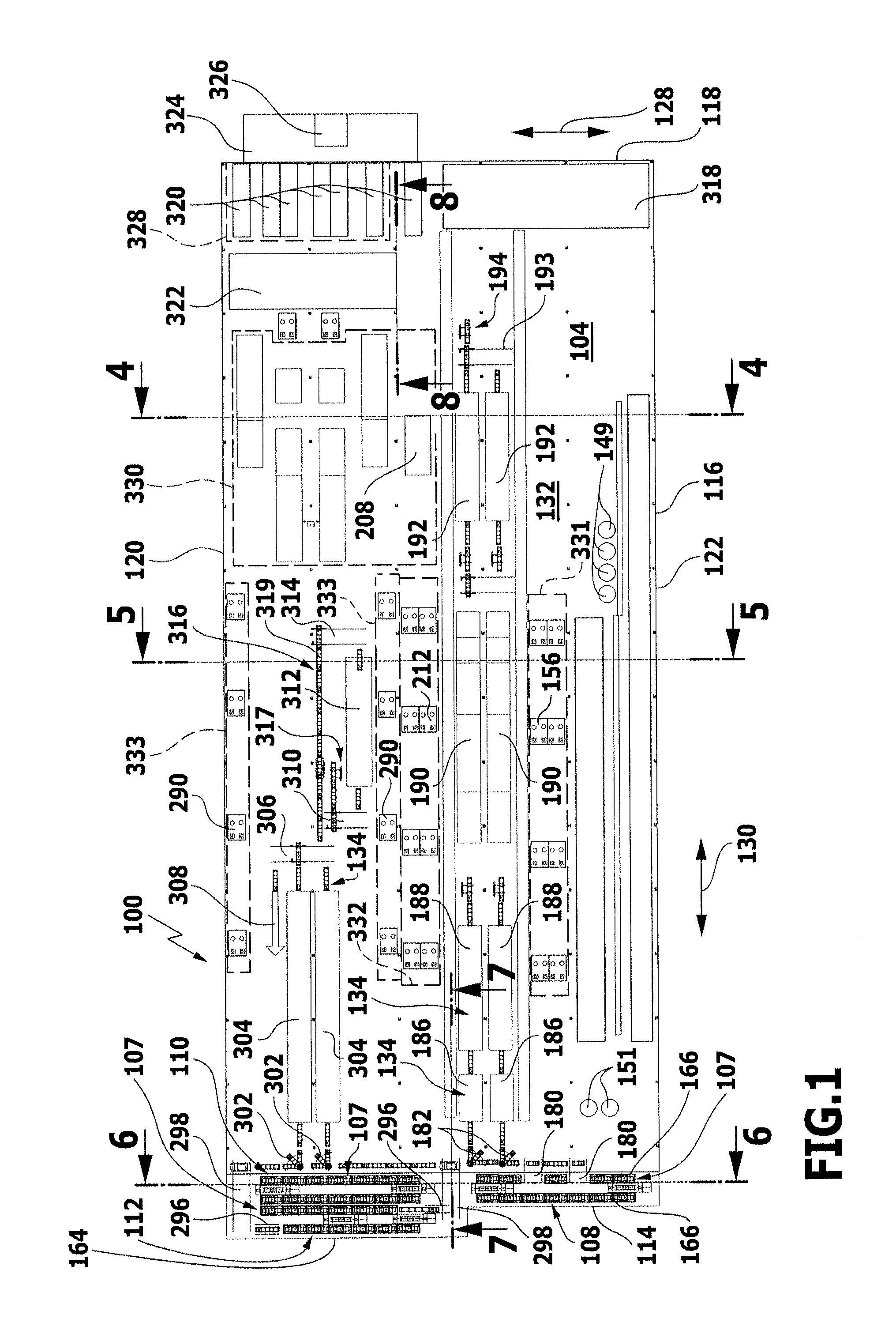 Intermediate storage unit for the intermediate storage of objects to be painted