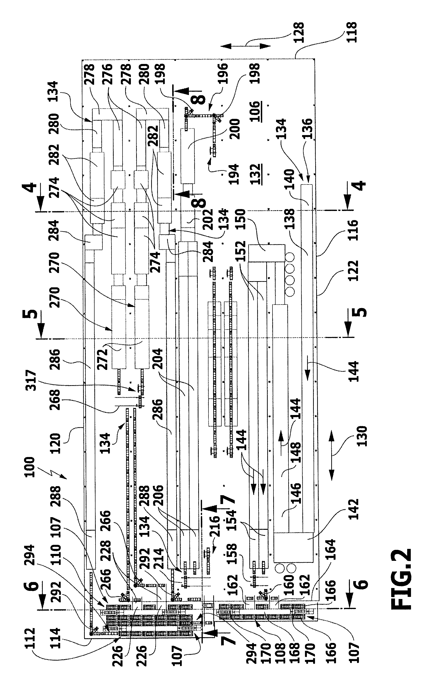 Intermediate storage unit for the intermediate storage of objects to be painted