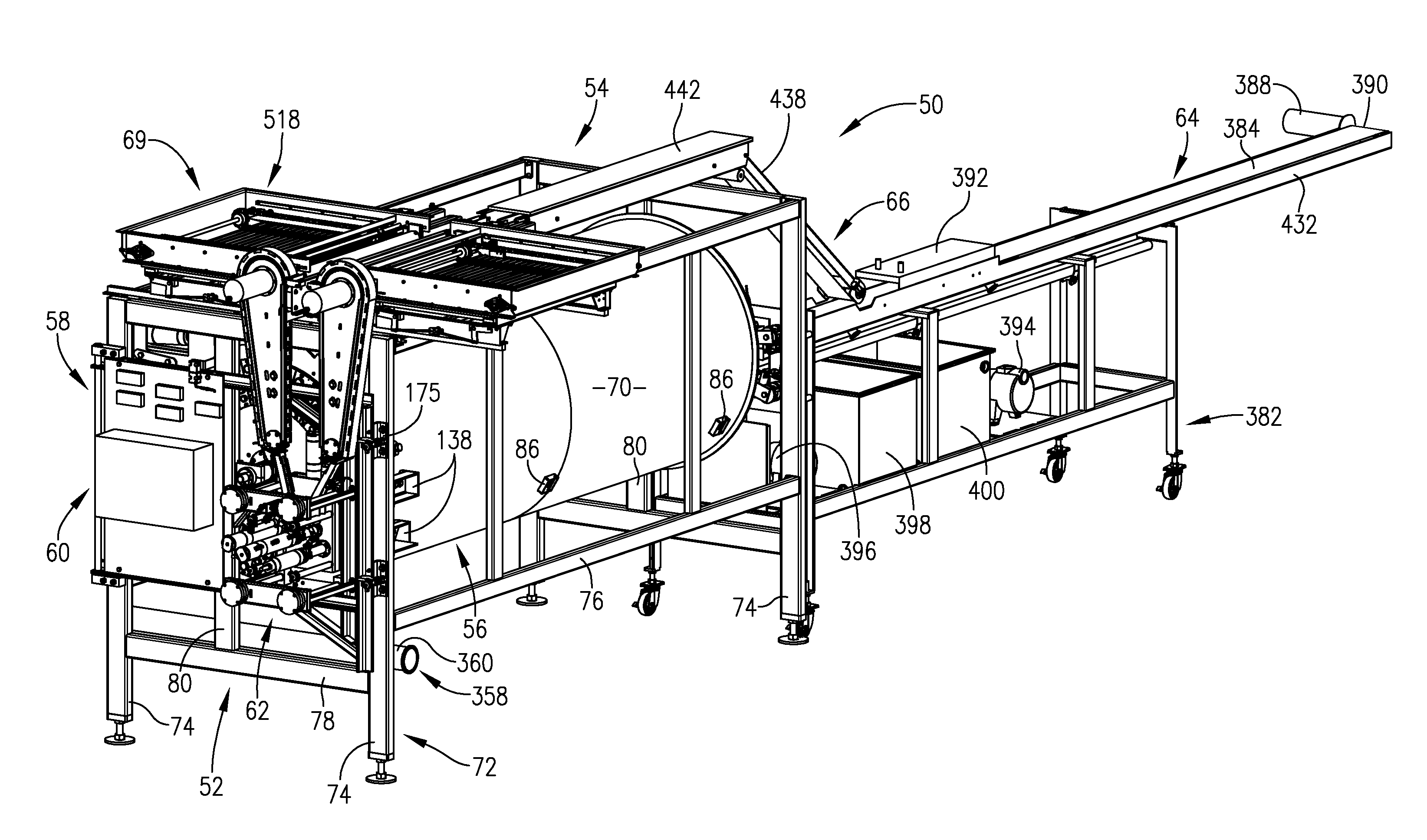 Method and apparatus for production of elongated meat products without casings