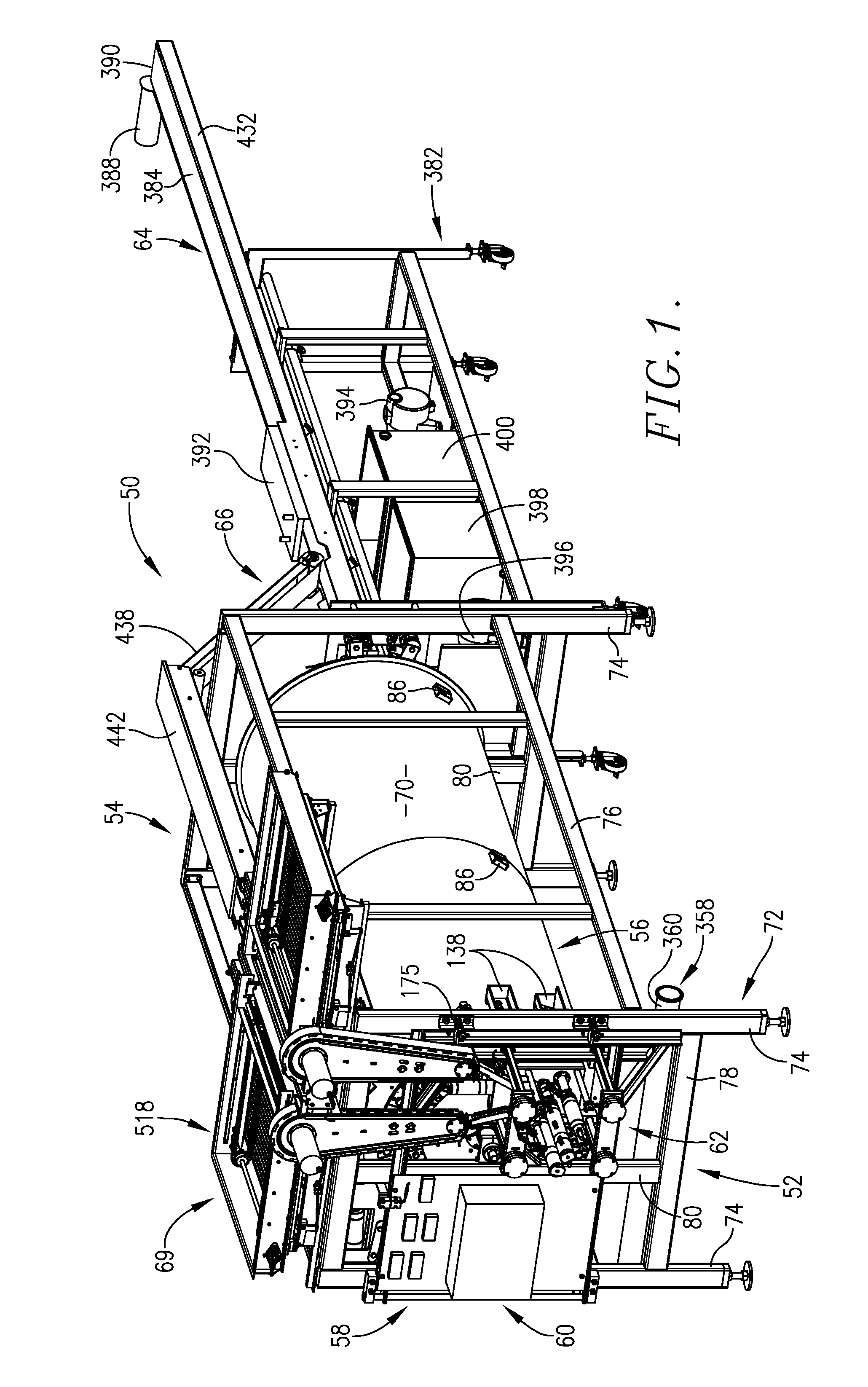 Method and apparatus for production of elongated meat products without casings