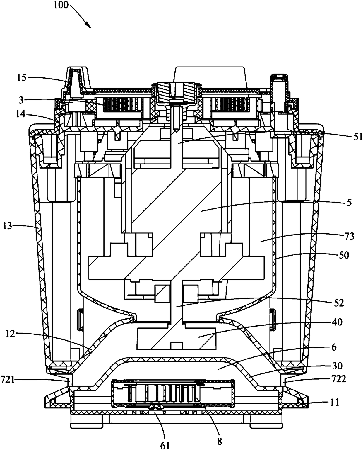 Machine base assembly and electromagnetic heating food processor