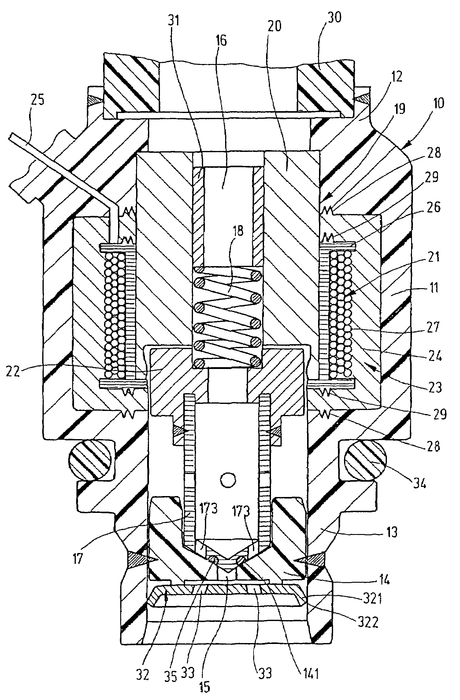 Injection valve for fuel injection