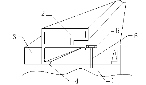 Gate frame of timber structure architecture