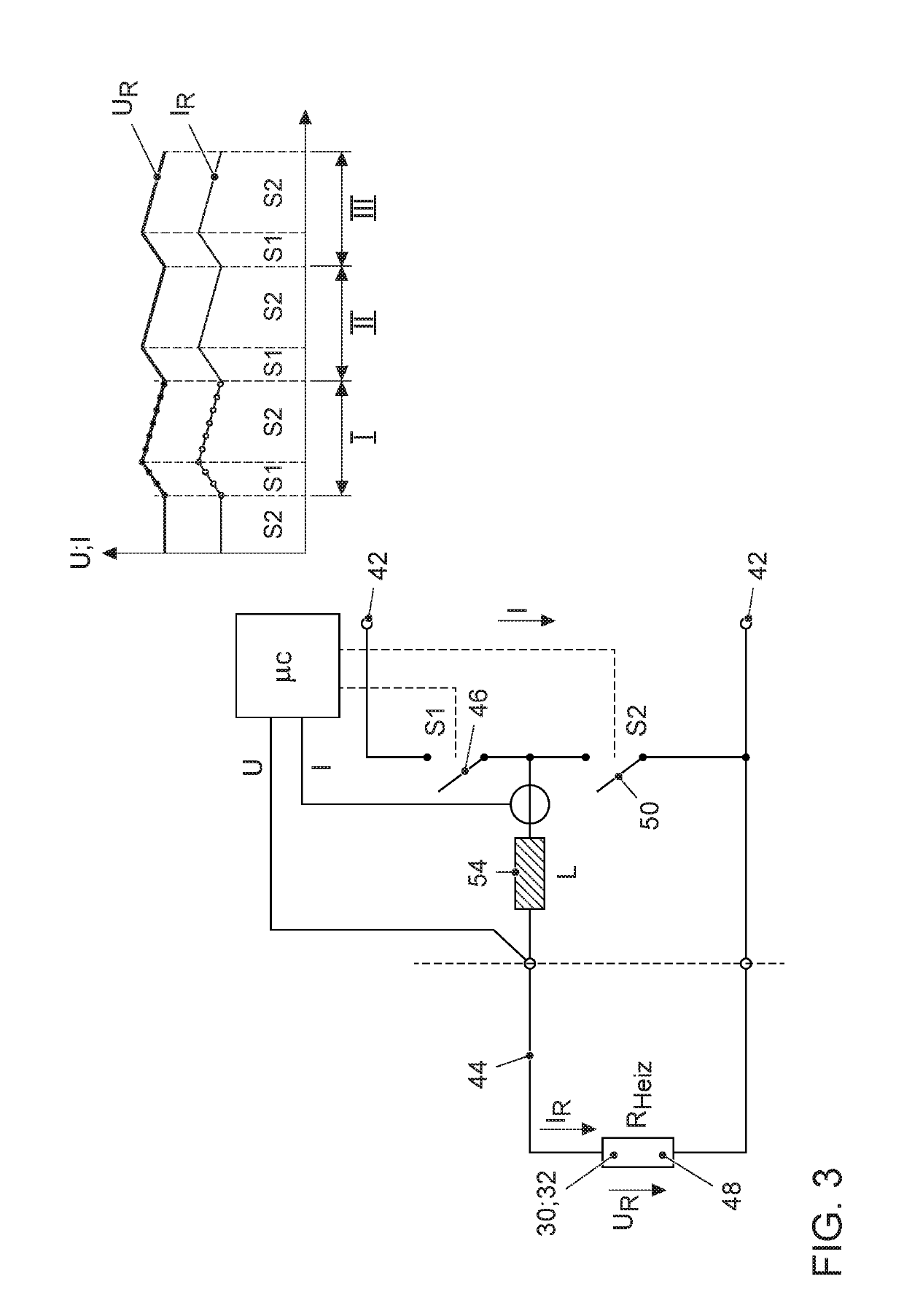 Method for determining the temperature of an electrically heatable catalytic converter