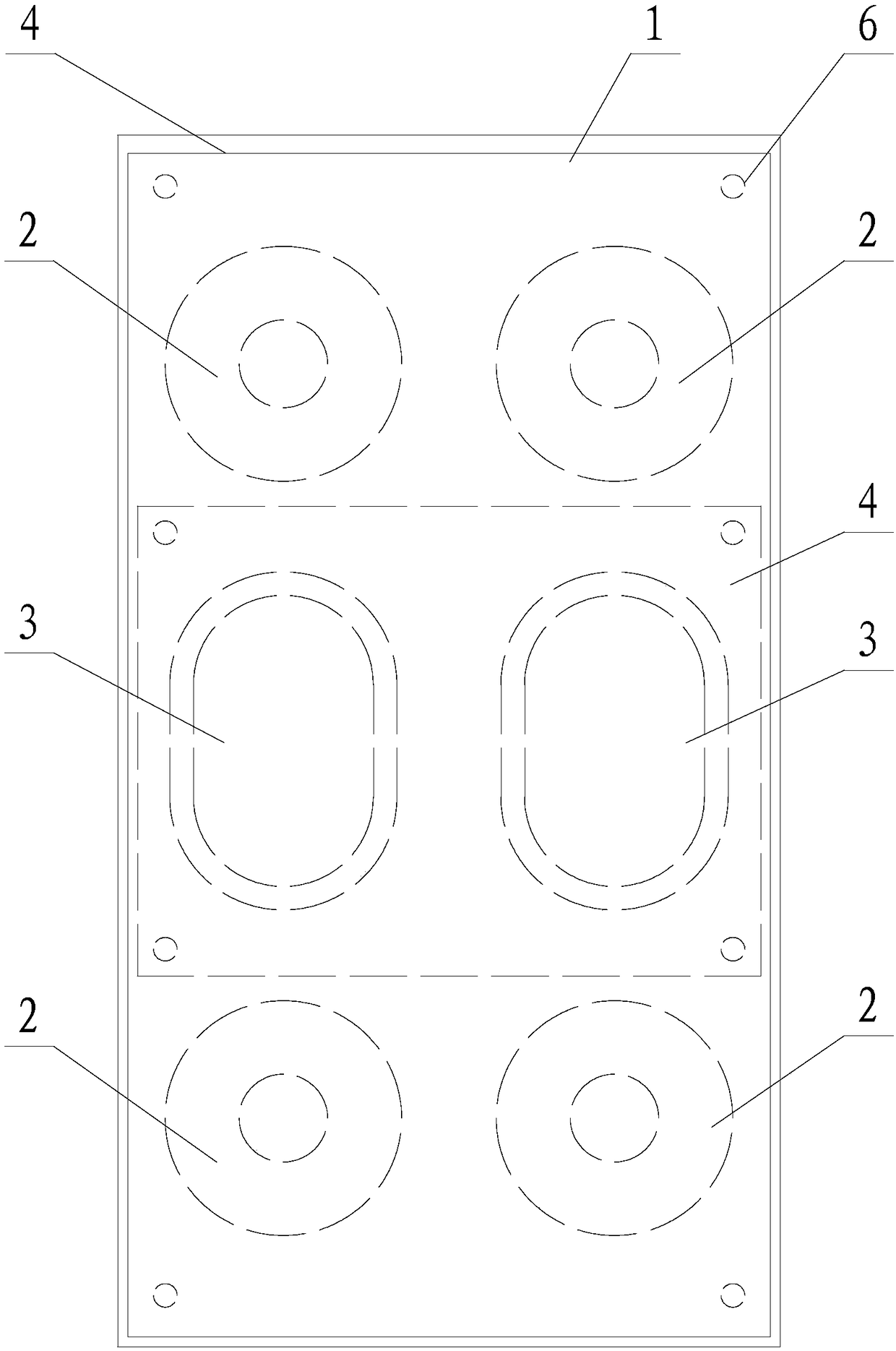 Single-cavity sandwich-type automobile subwoofer