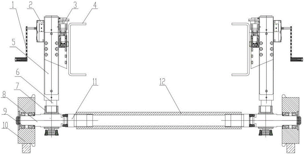 Supporting mechanism for captive balloon ground equipment anchoring platform