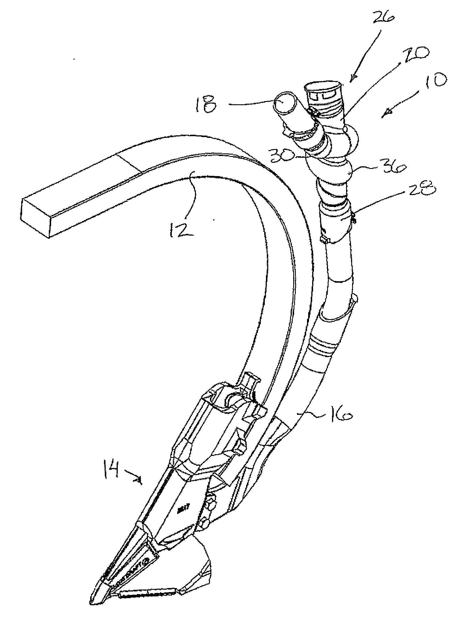 Decelerating Device for Air Conveyed Material