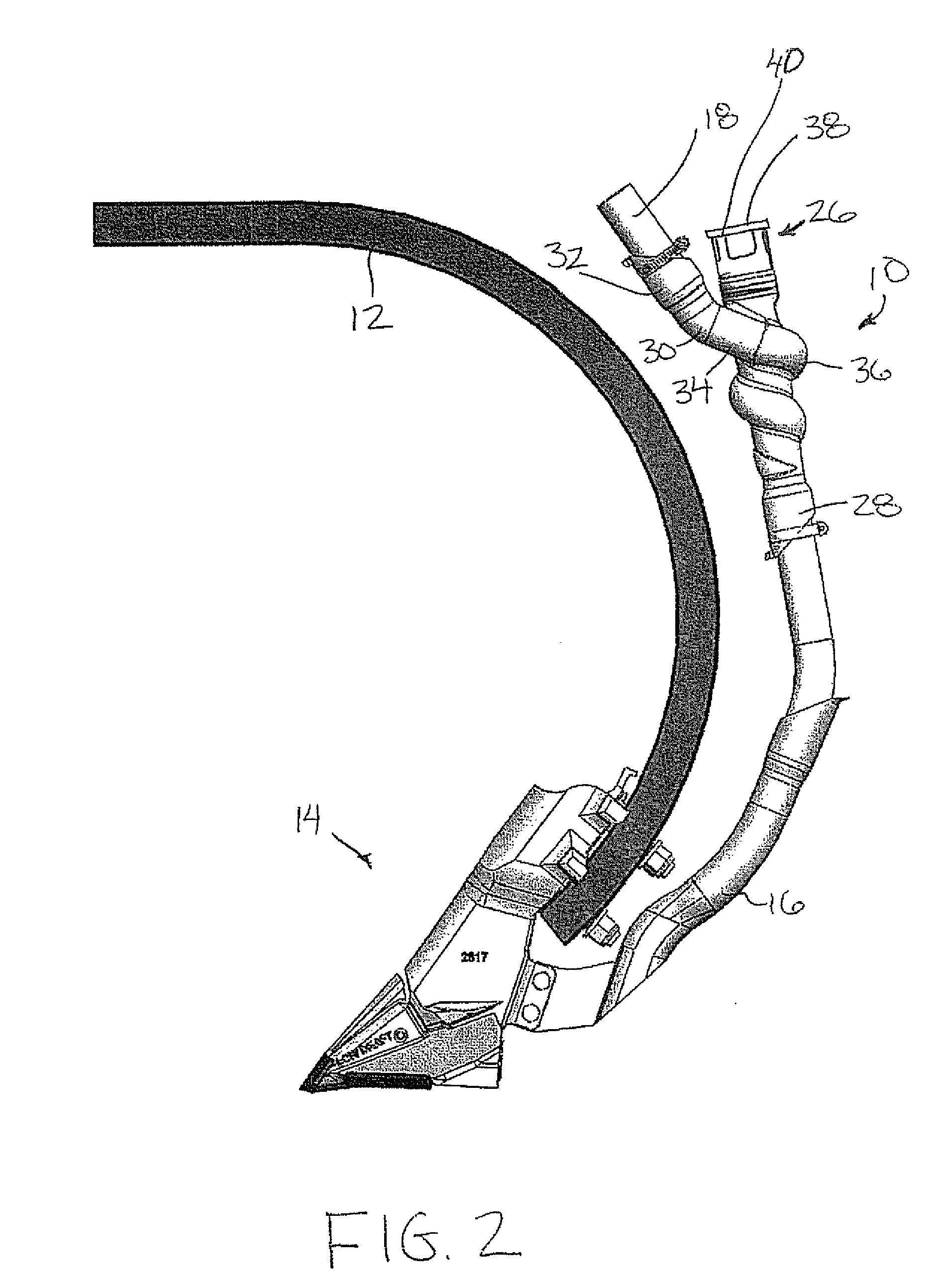 Decelerating Device for Air Conveyed Material