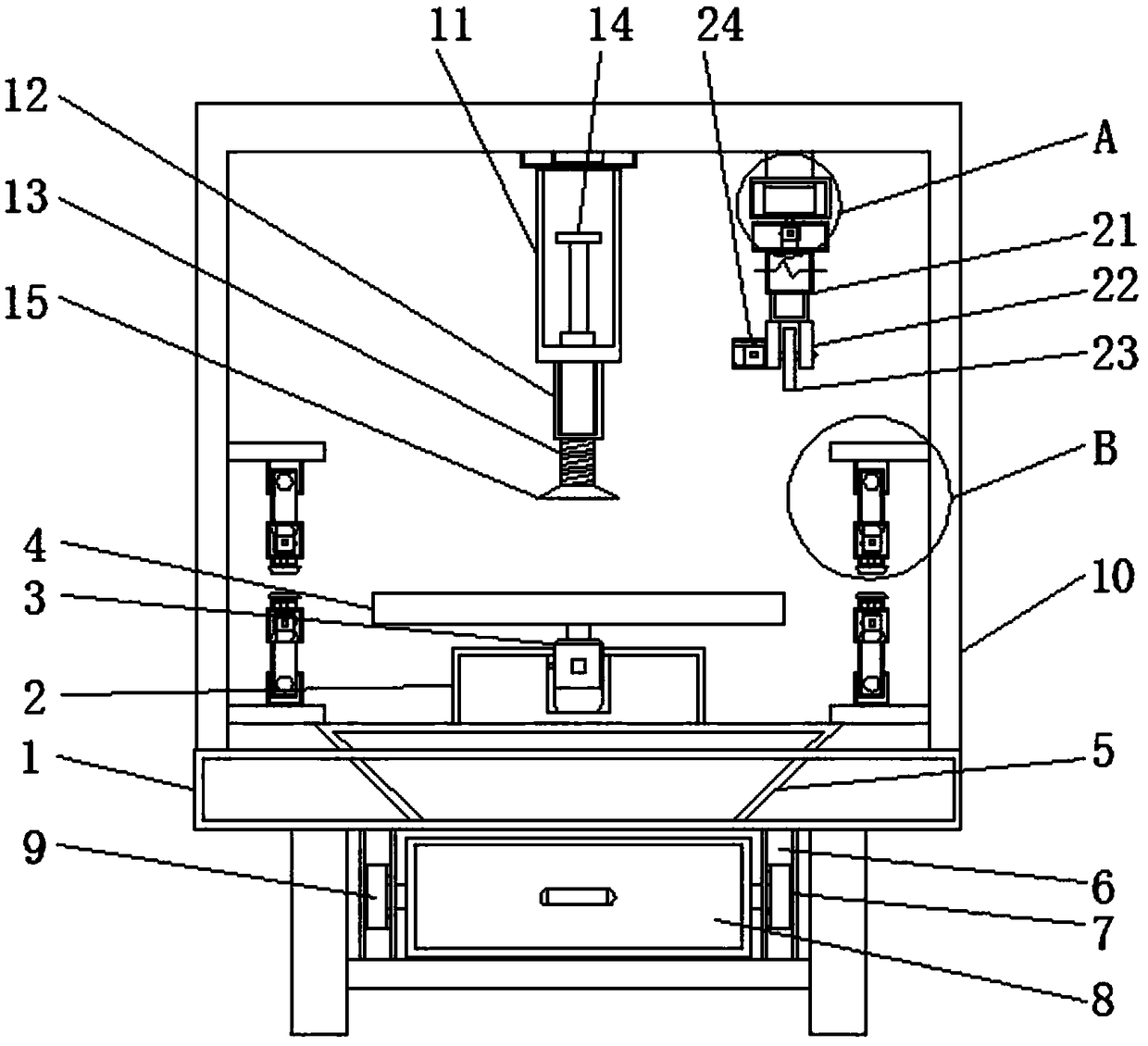 Plastic edge trimming machine integrating cutting and rough edge grinding