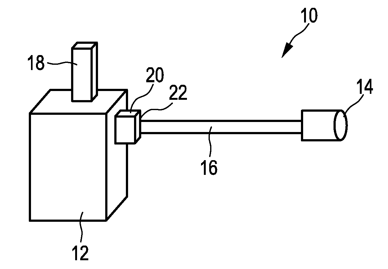 Ultrasound tranducer assembly and method for driving an ultrasound transducer head