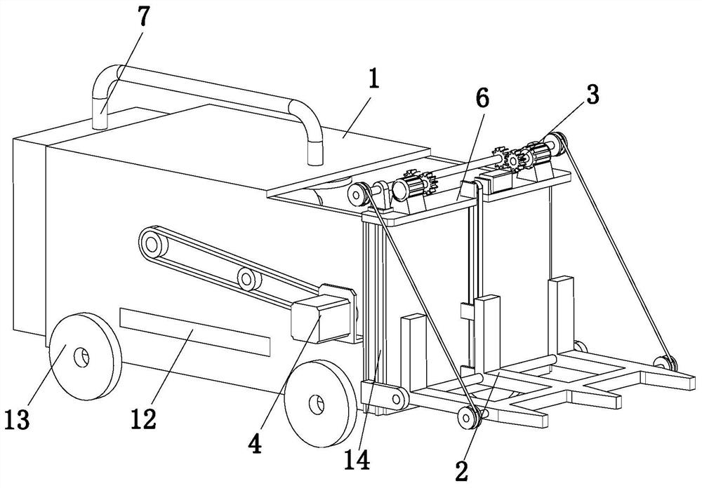 Working method of a multifunctional agricultural hay collection device