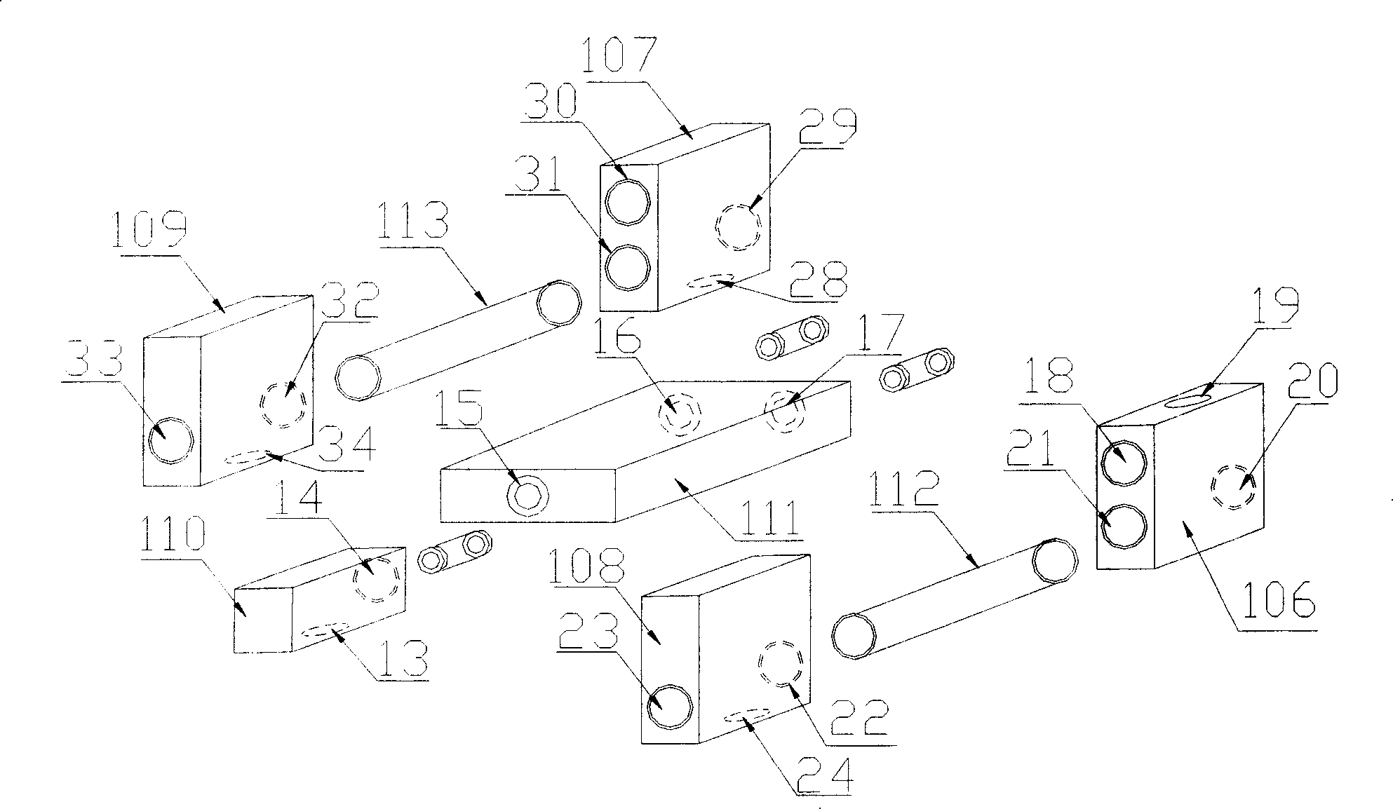 Cooling device for high power laser metal pumping cavity