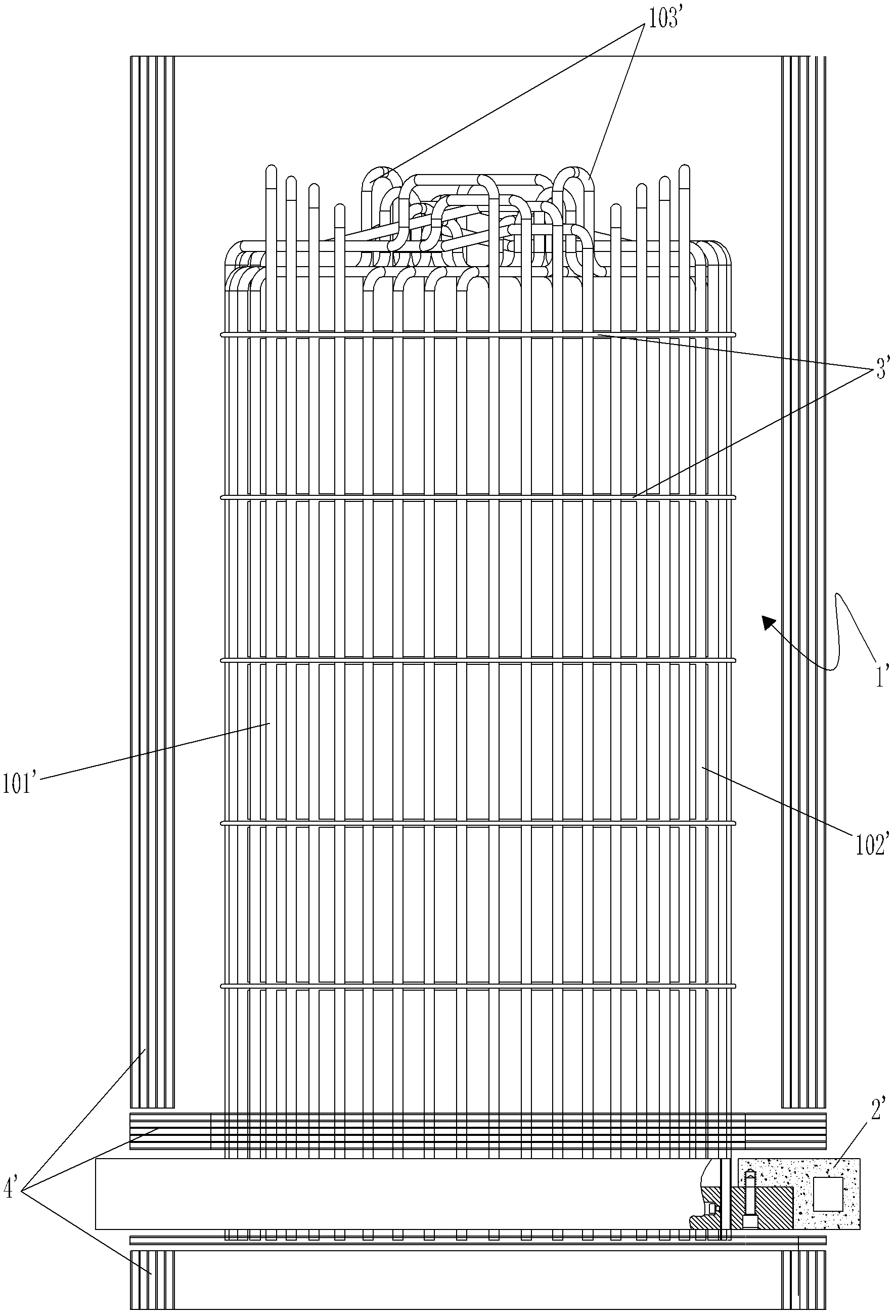 Ultrahigh temperature tungsten rod heater