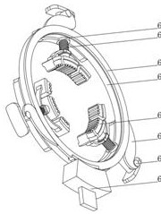 Welding device applied to aluminum die-casting automobile engine pipe fitting