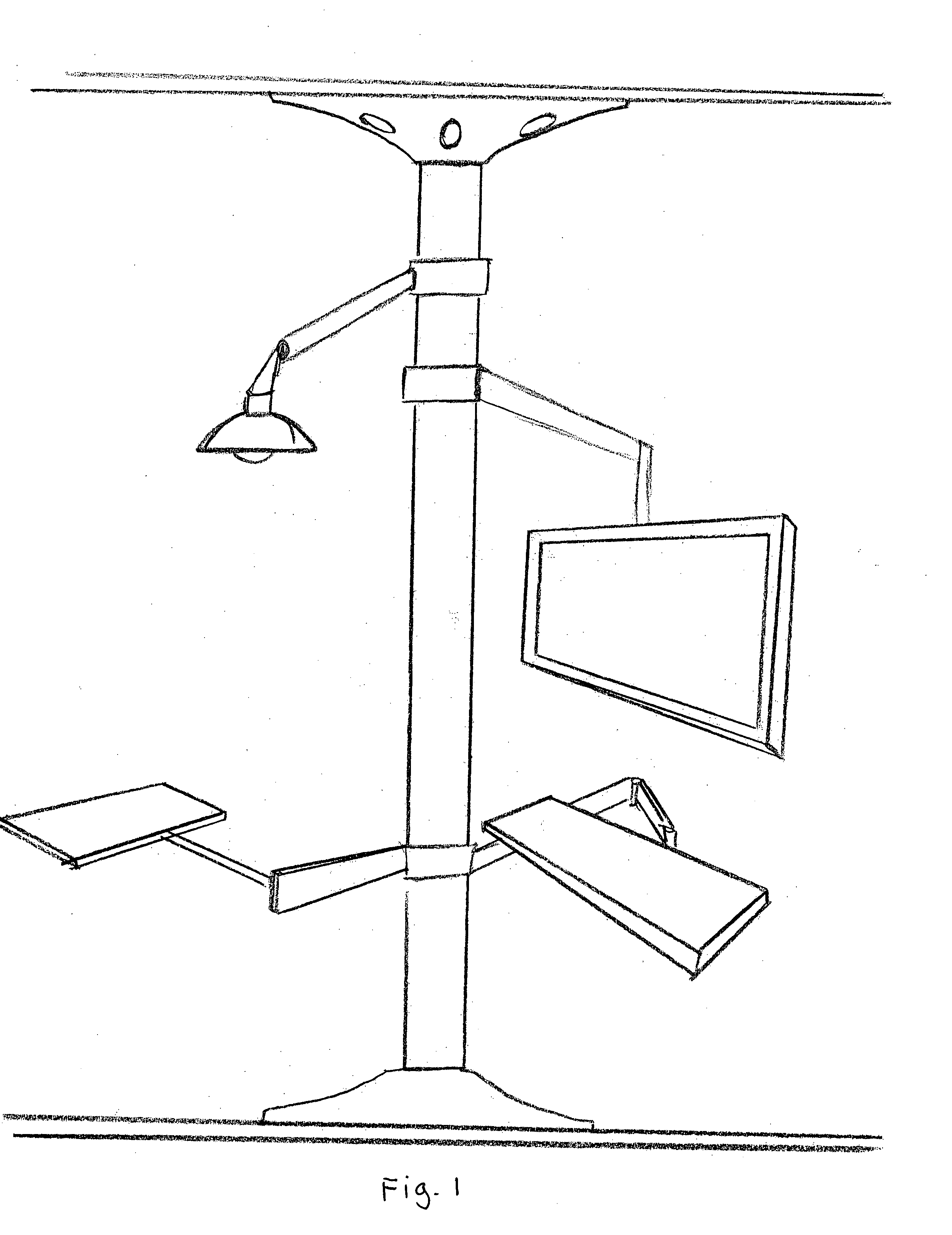 Multi-functional linear utility station