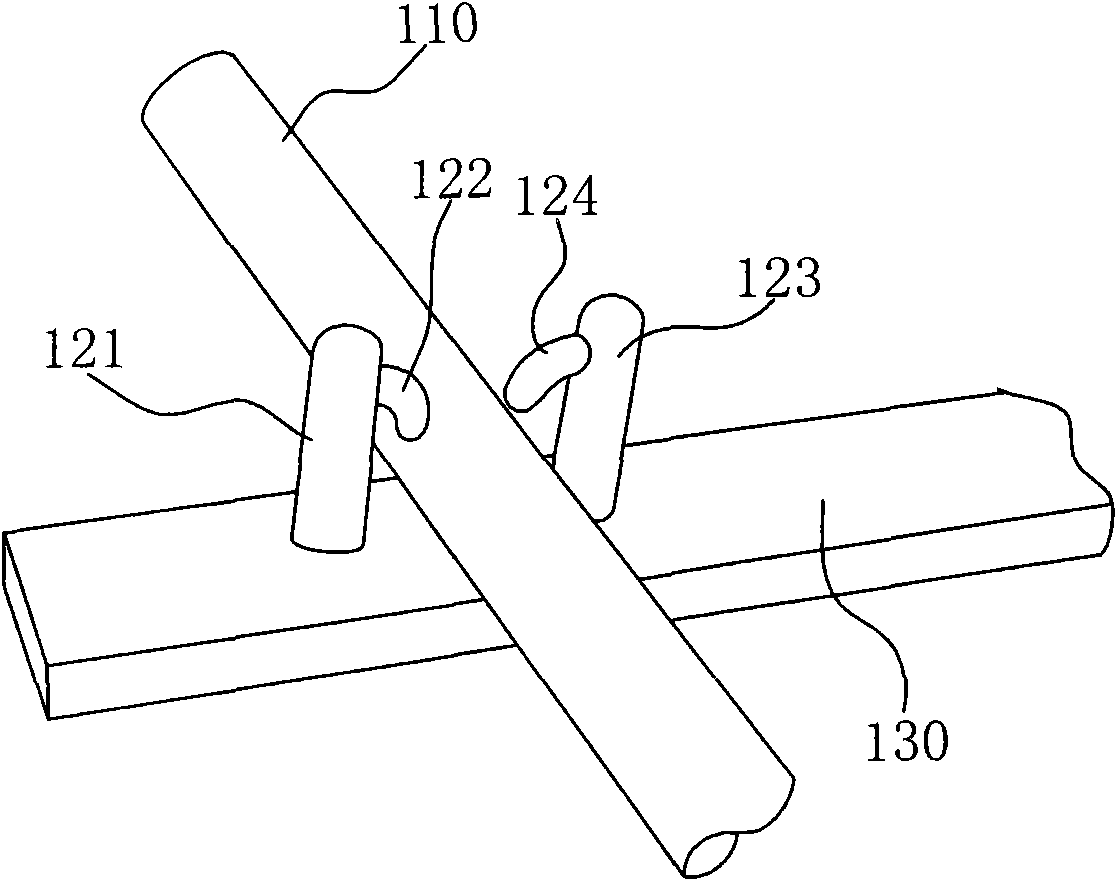 Fixing method for removing abnormal sound of backlight light tube