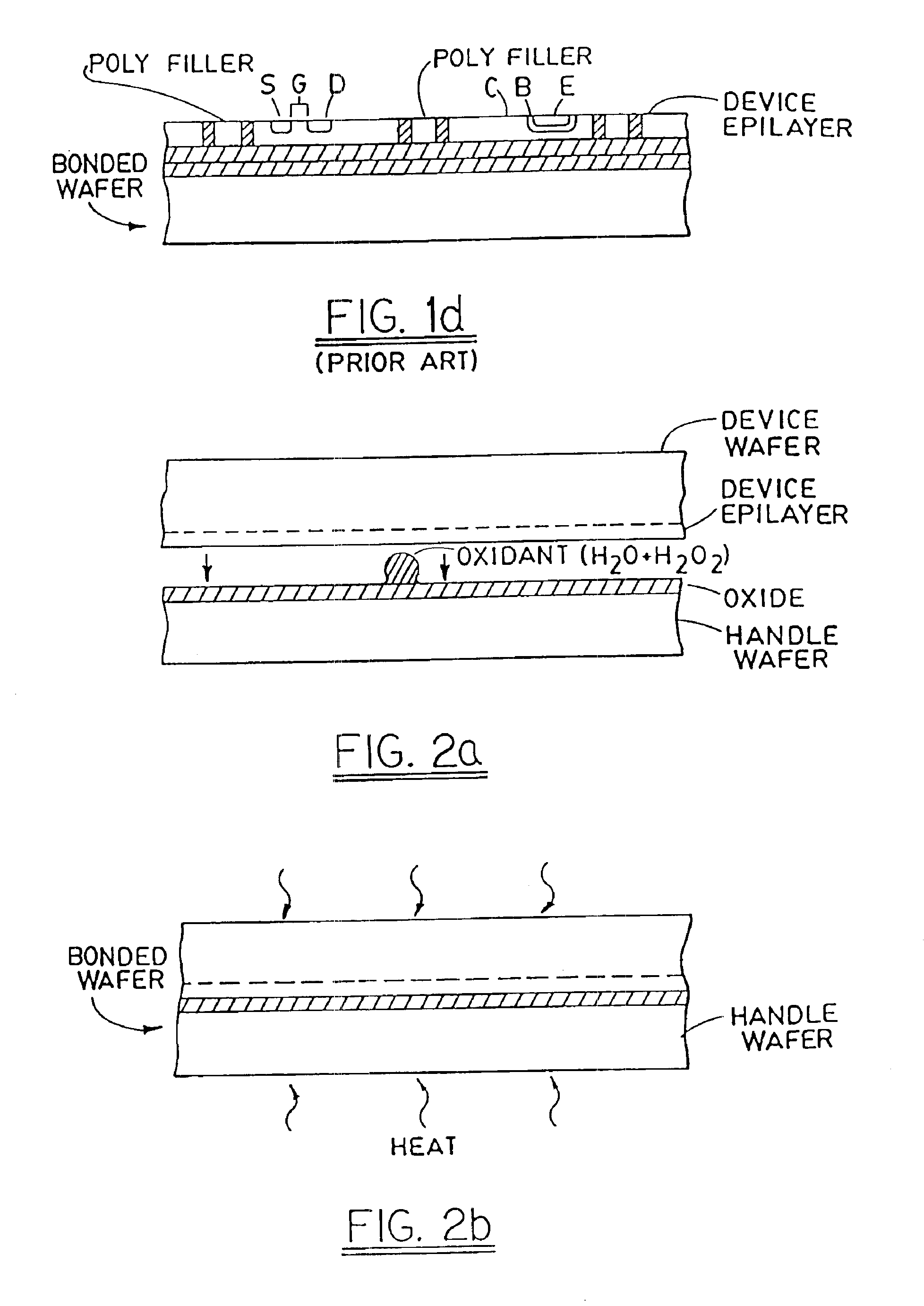 Bonded wafer with metal silicidation