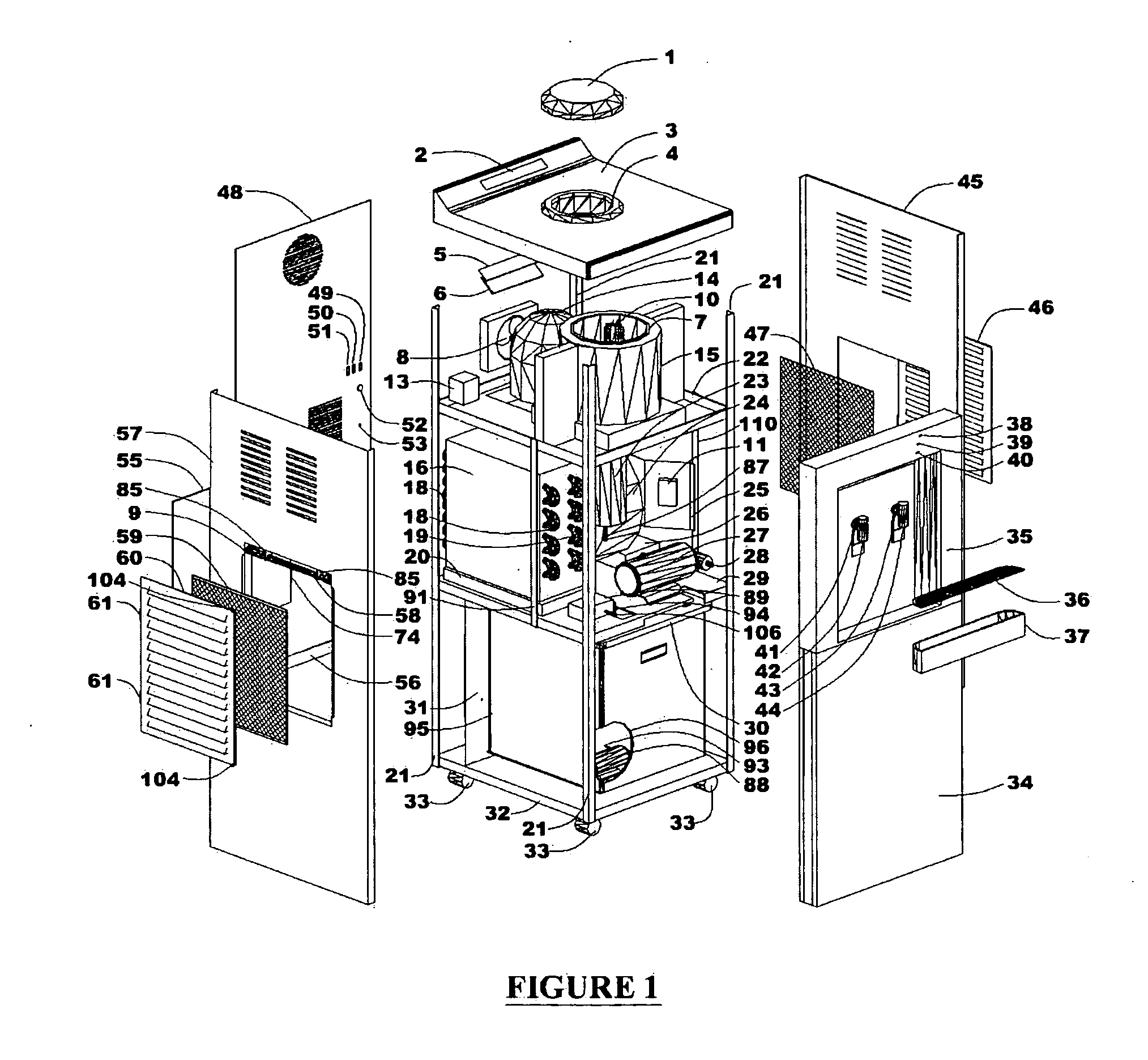 Combination dehydrator, dry return air and condensed water generator/dispenser