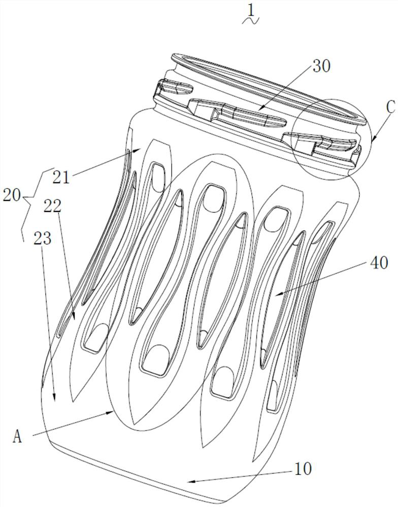 Hot-filling wide-mouth bottle and processing method thereof