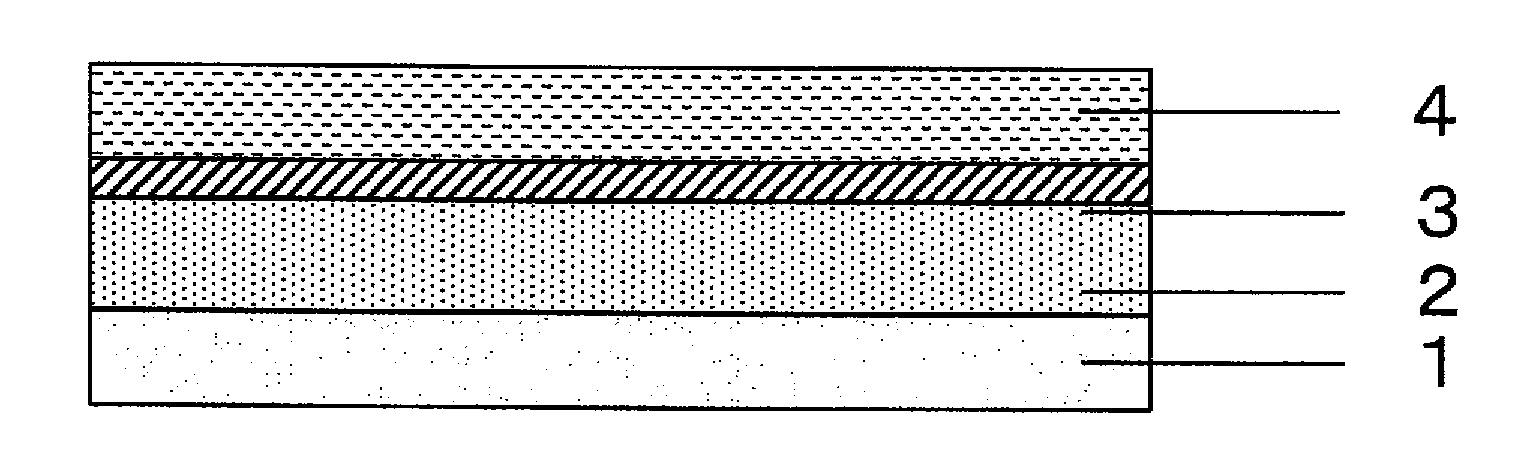 Film with alignment film and optical device