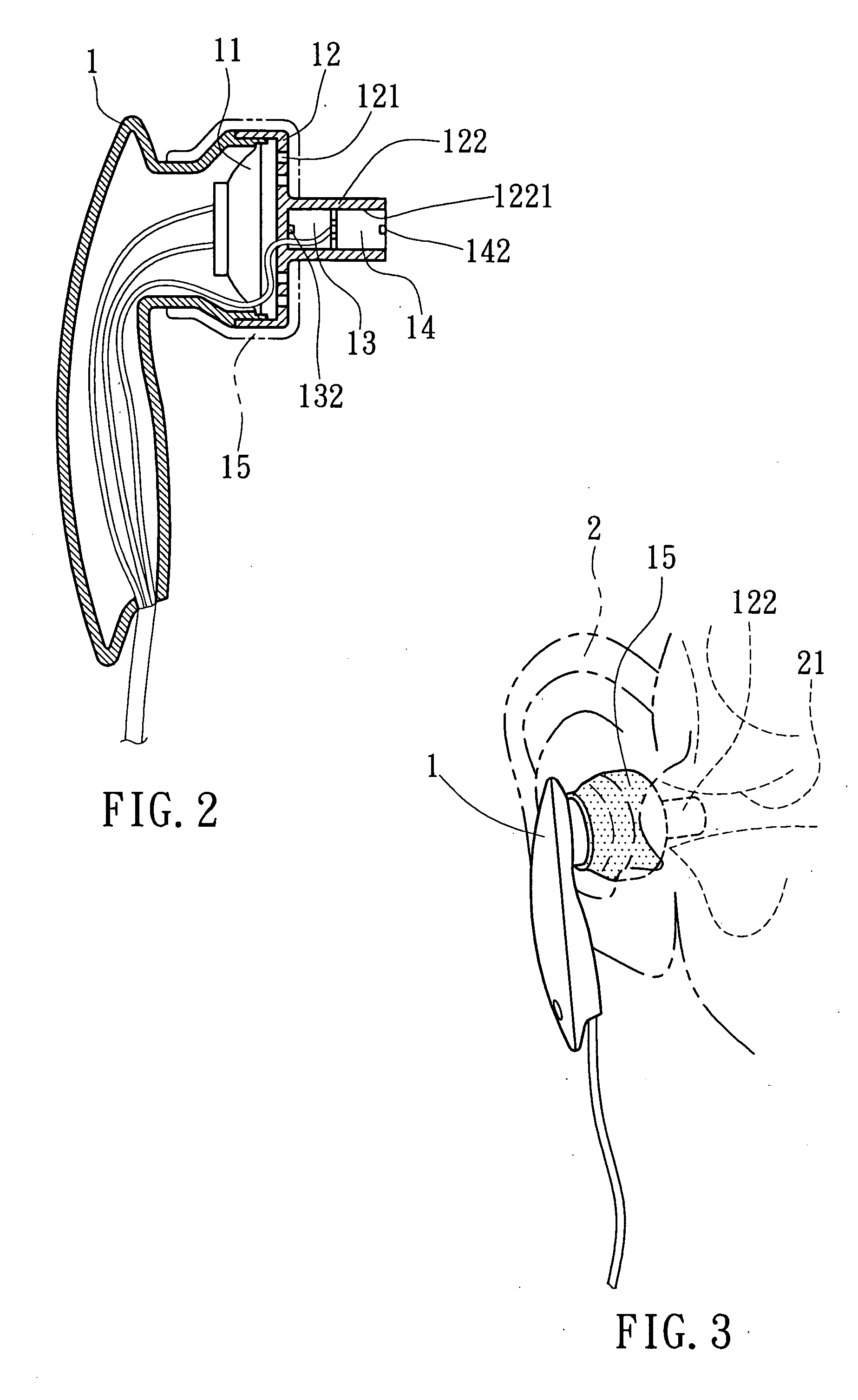 Interference-free transmitting receiving earset