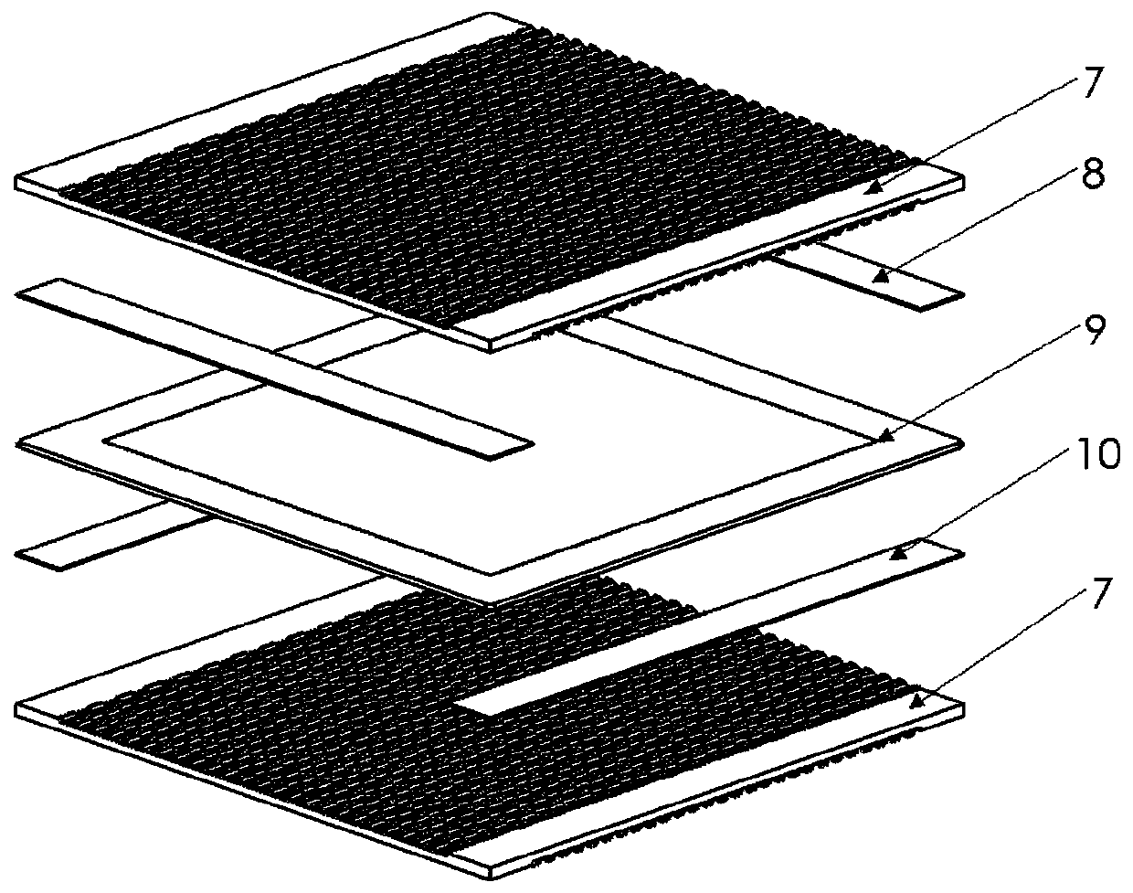 A self-tightening external flow cavity solid oxide fuel cell stack