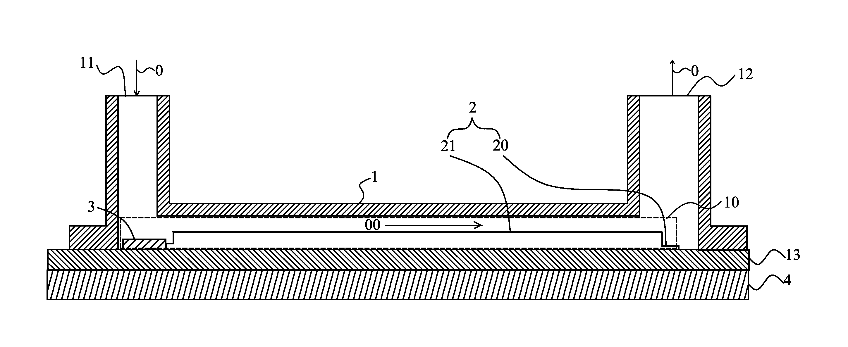 Heating exchange chamber for liquid state cooling fluid