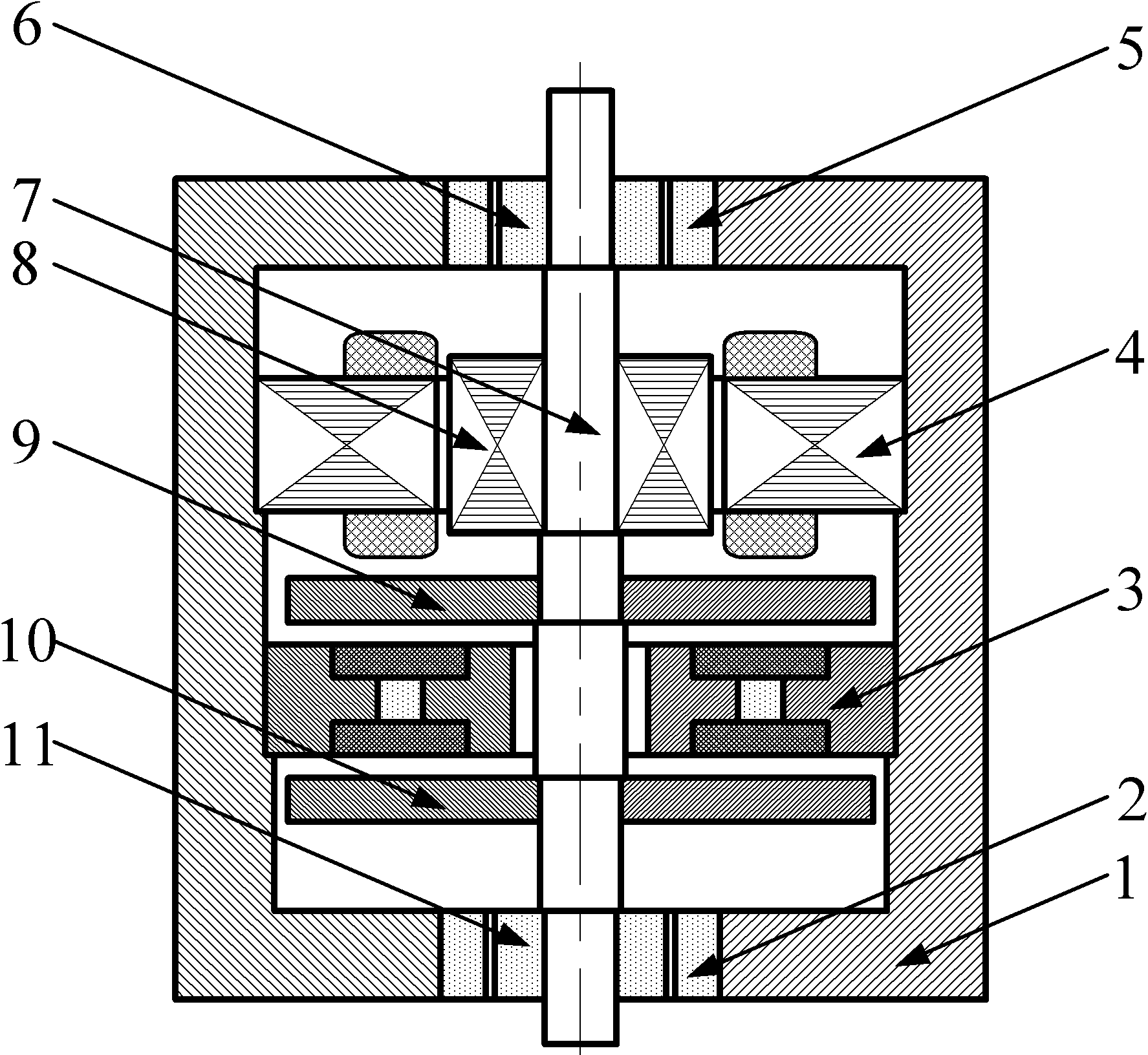 Magnetic suspension flywheel energy storage device with suspension/energy storage integrated flywheel