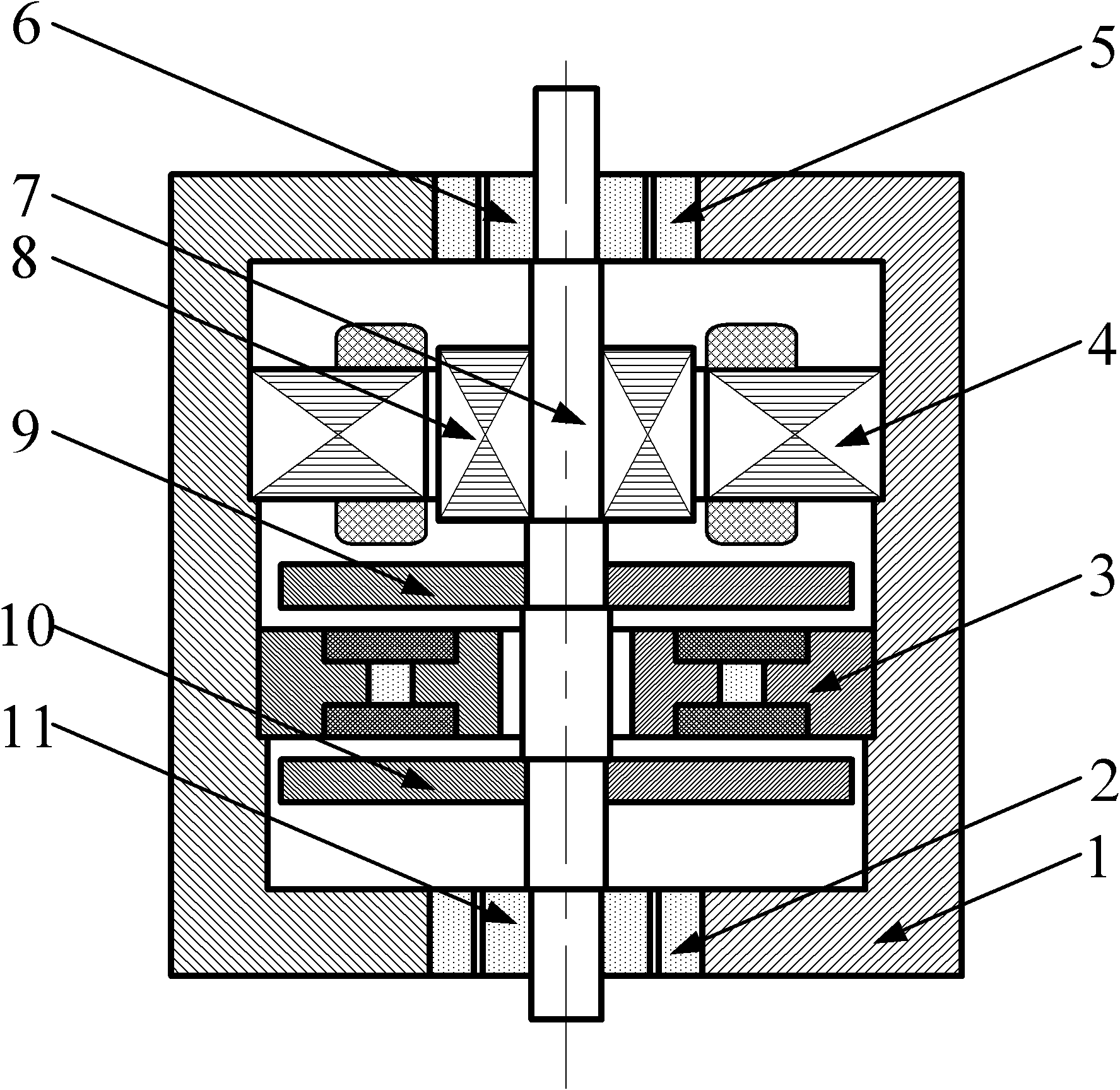 Magnetic suspension flywheel energy storage device with suspension/energy storage integrated flywheel