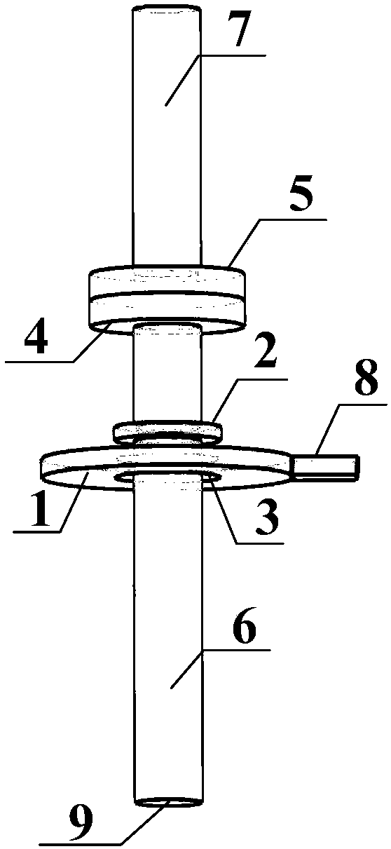 Integrated electrode structure applicable to mechanical type direct current circuit breaker, and driving method of integrated electrode structure