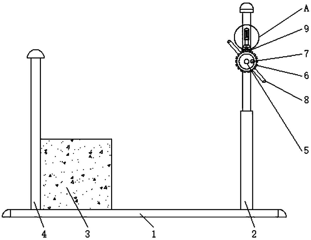 Psychological experiment shading device