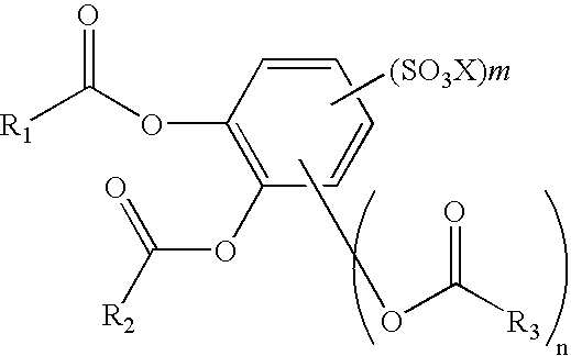 Composition containing an esterified substituted benzene sulfonate