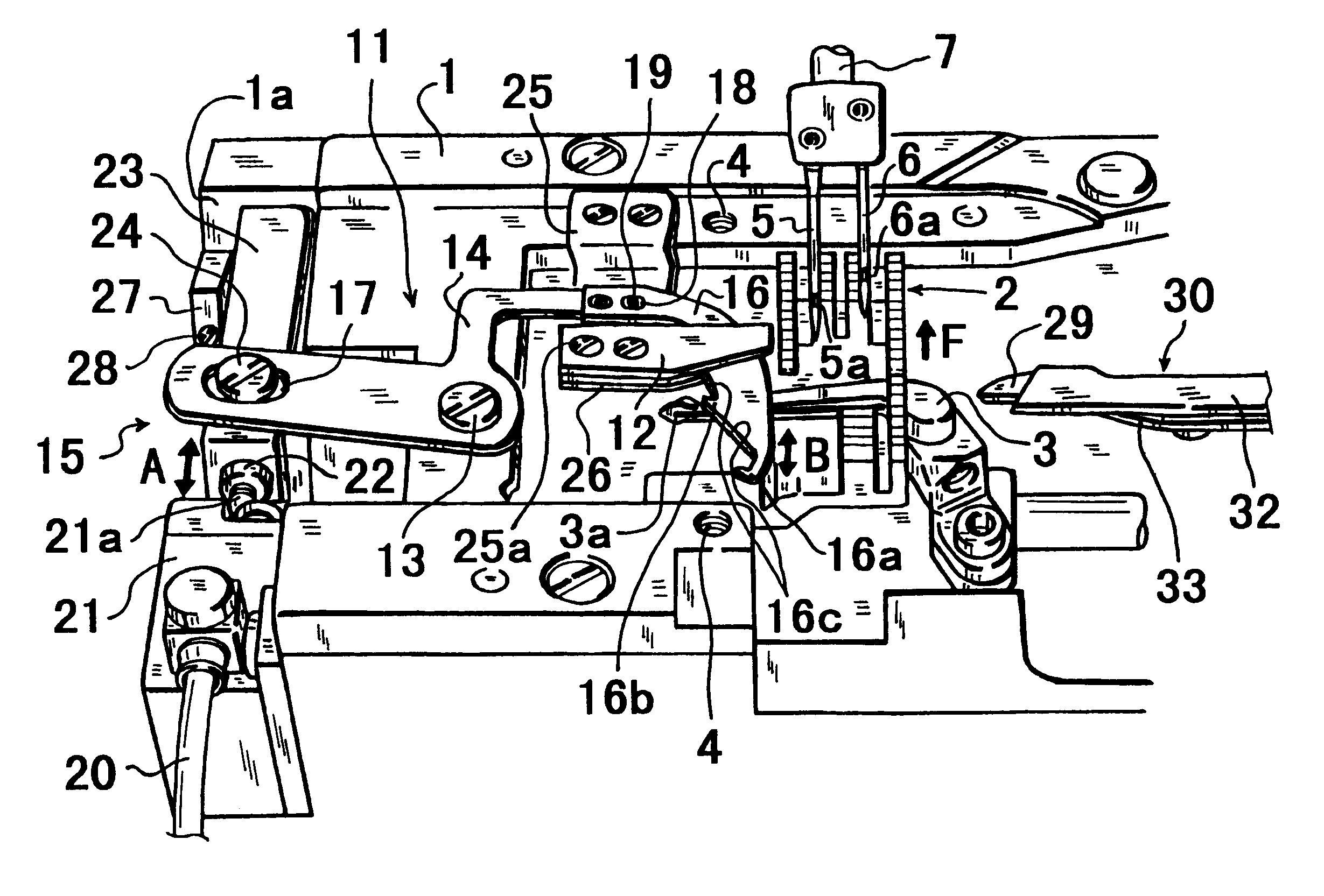 Apparatus for preventing stitching from raveling