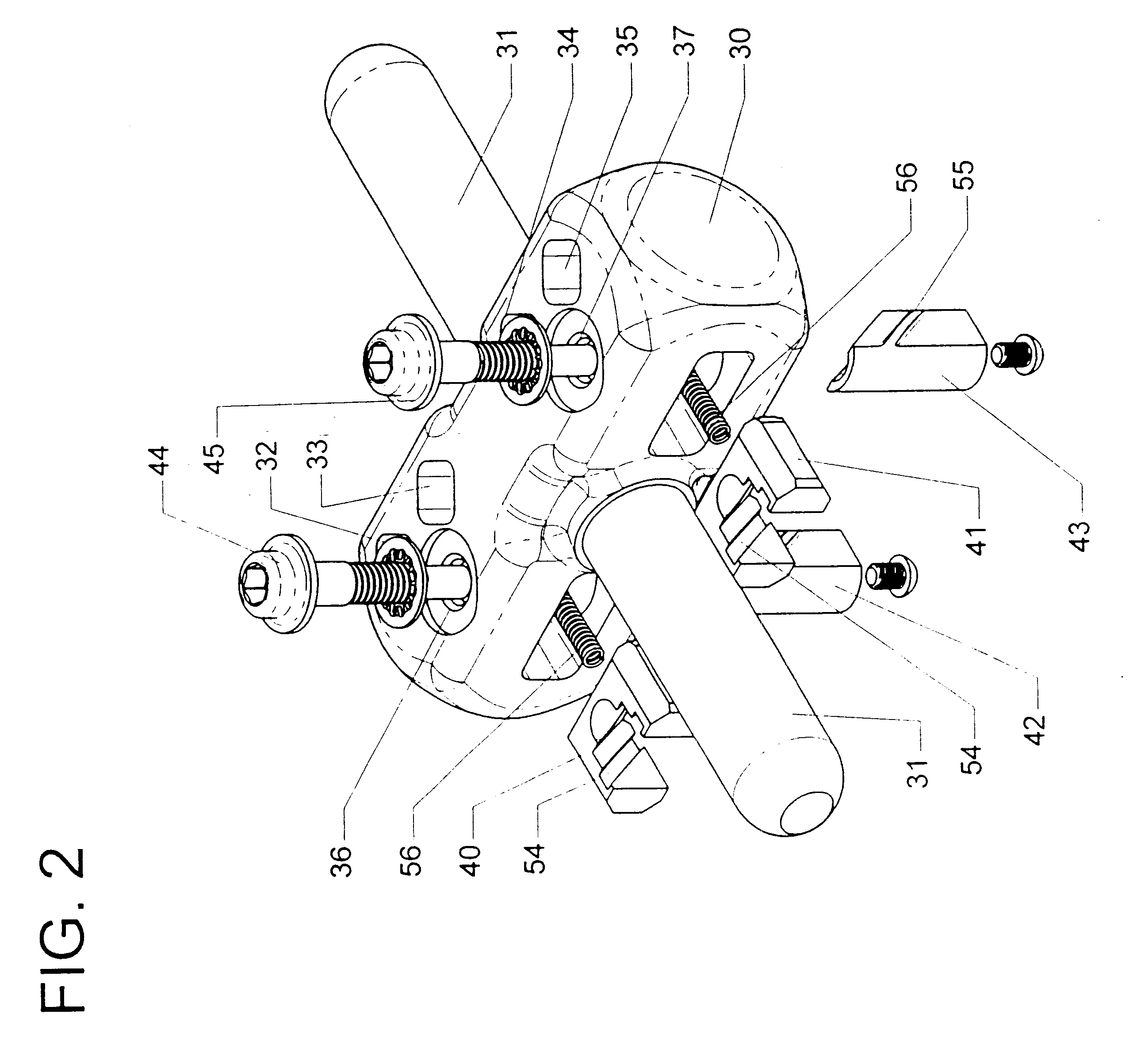 Adjustable bone stabilizing frame system