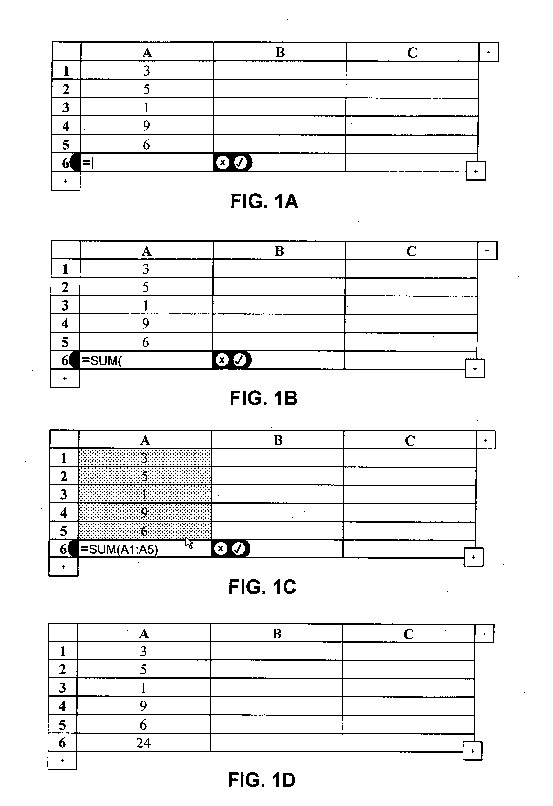 Preventing the inclusion of a reference to a host cell in a formula