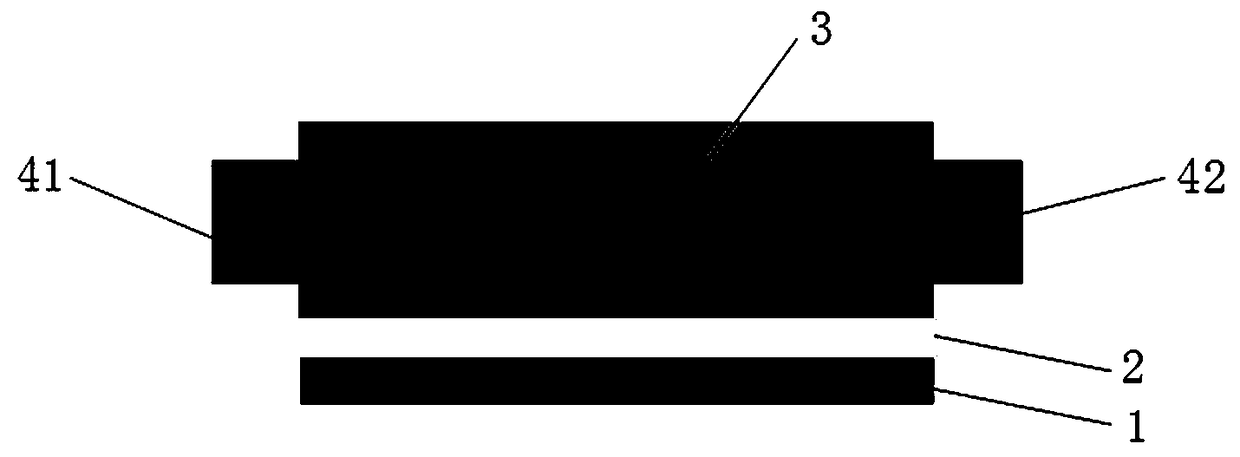 Strong-absorption optothermal detector and preparation method thereof