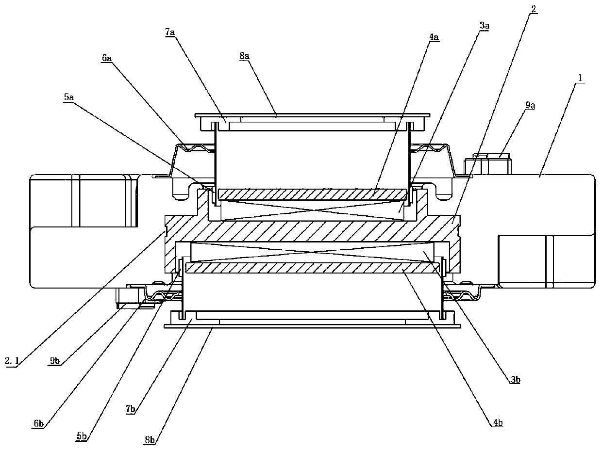 Double-sided radiation acoustic exciter