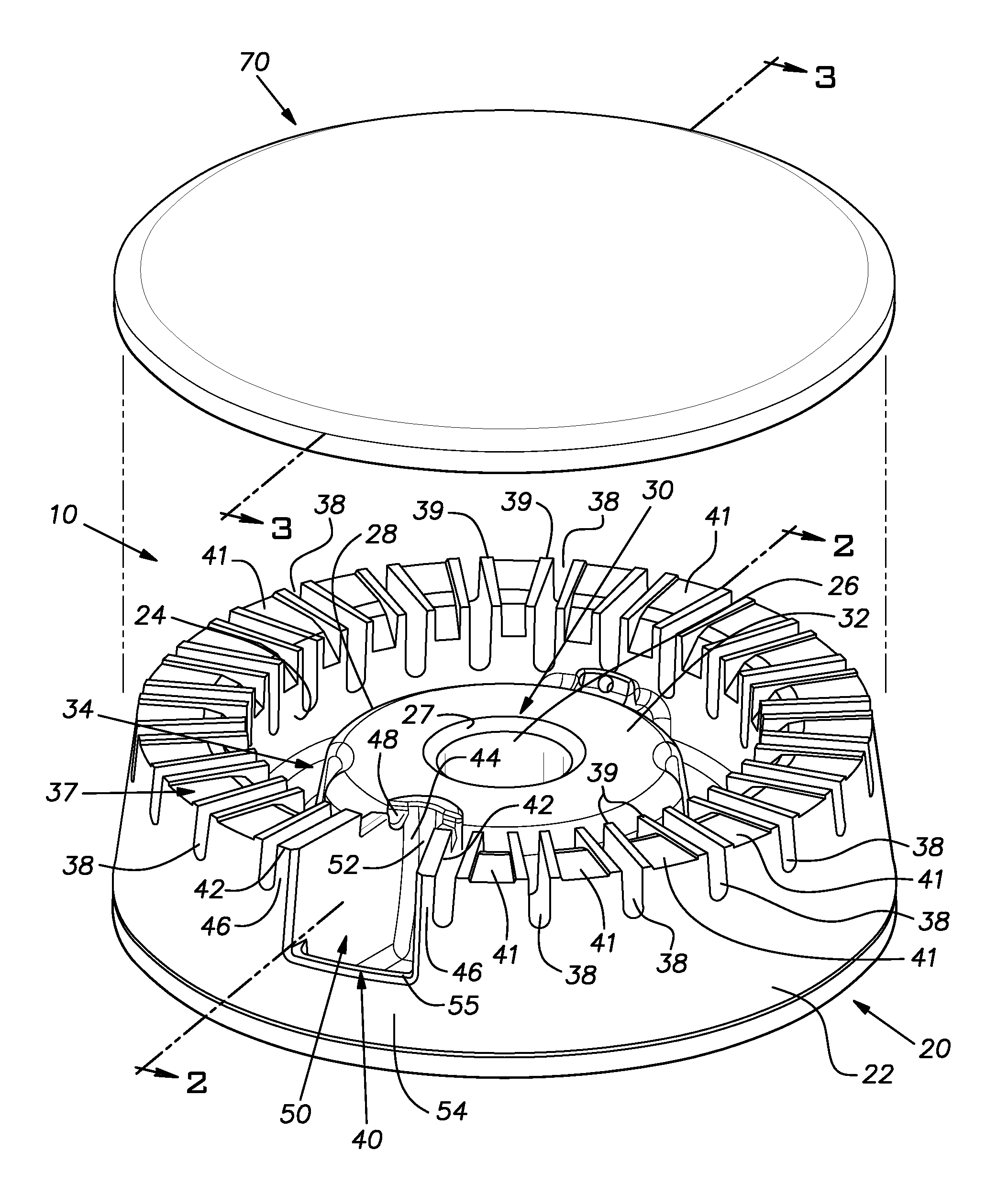 Burner with flame stability