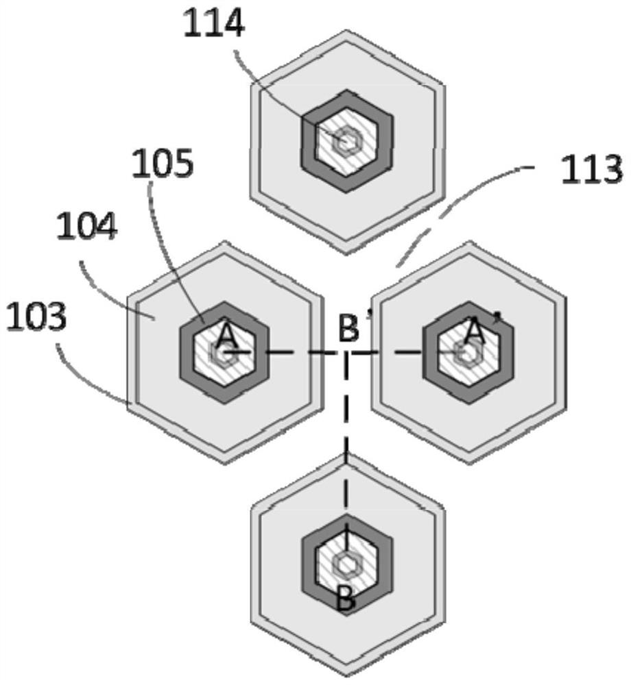 Planar power MOSFET device integrated with junction barrier Schottky diode