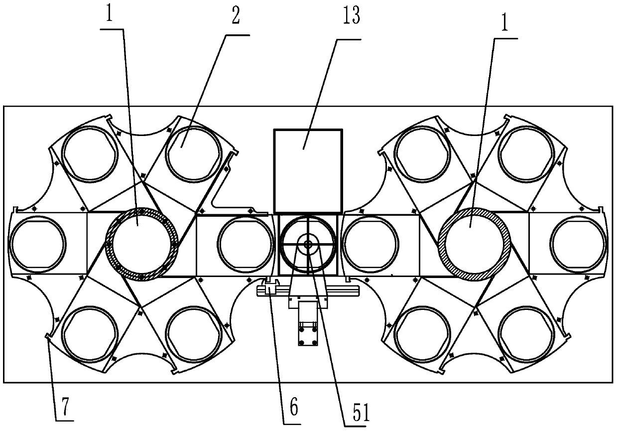 Opening-closing device of rotating cage type compact disk juke-box disk support