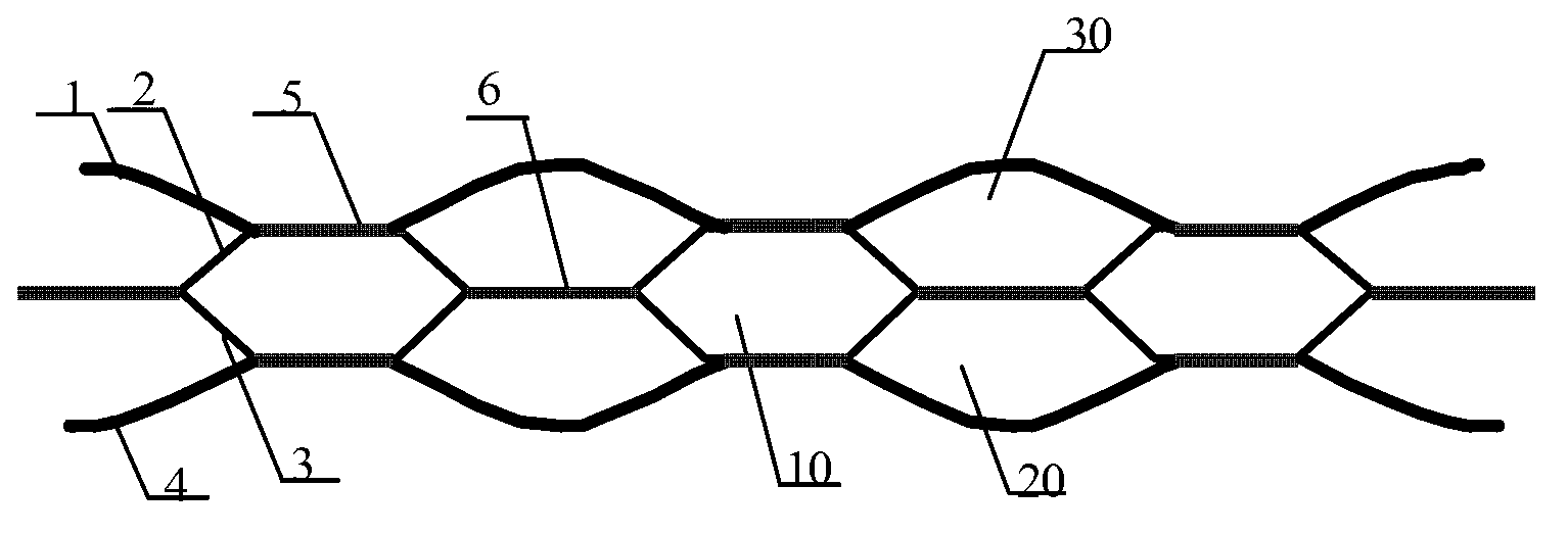 Blockette multi-level inflation composite structure fabric