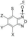 Benzofuroxan derivative and preparation method and application thereof