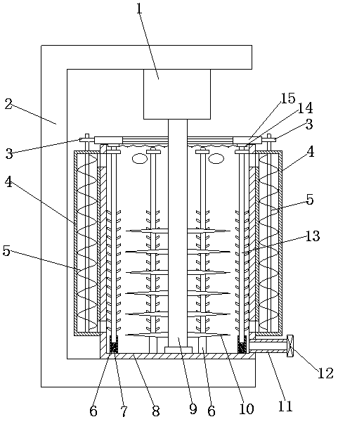 Pulper structure for tissue production