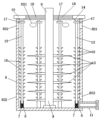 Pulper structure for tissue production