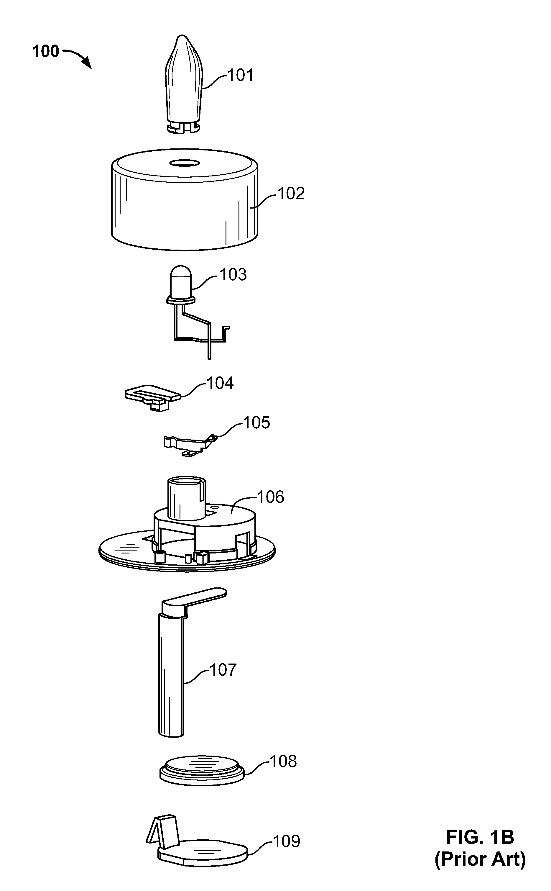 Flameless electronic candle