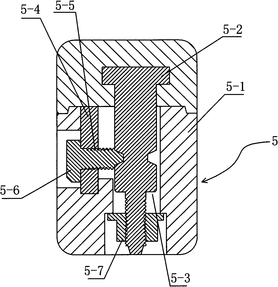 Sealing structure for sealing box